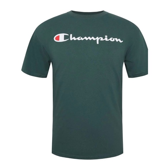 "Champion Men's Graphic T-Shirt - Green, Size XL" - Picture 4 of 4